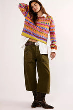 Load image into Gallery viewer, Free People Favorite Things Sweater in Bright Confetti Combo