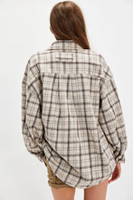 Load image into Gallery viewer, Free People We The Free Ashley Plaid Shirt in Ivory Combo