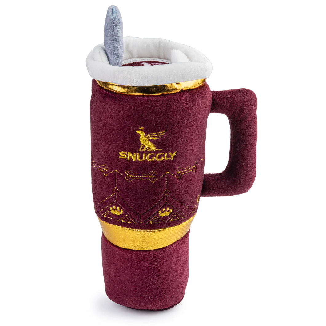 Haute Diggity Dog Holiday Snuggly Cup in Maroon