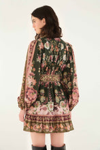 Load image into Gallery viewer, Farm Rio Green Flowering Garden Tree Mini Dress