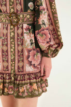 Load image into Gallery viewer, Farm Rio Green Flowering Garden Tree Mini Dress