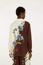 Load image into Gallery viewer, Farm Rio Milena Buttoned Buttoned Collared Shirt in Winter White