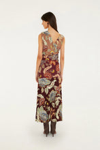 Load image into Gallery viewer, Farm Rio Mixed Delhi Floral Sleeveless Midi Dress