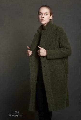 SWTR Boucle Coat in Forest - FINAL SALE