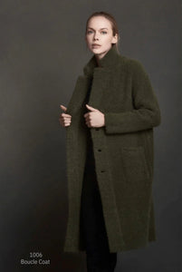 SWTR Boucle Coat in Forest