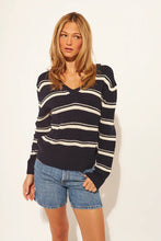 Load image into Gallery viewer, John + Jenn Kieran Sweater in Monaco Stripe