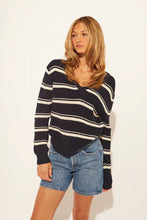 Load image into Gallery viewer, John + Jenn Kieran Sweater in Monaco Stripe