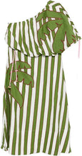Load image into Gallery viewer, Farm Rio Off-White One-Shoulder Lenzing Ecovero Euroflax Midi Dress - FINAL SALE