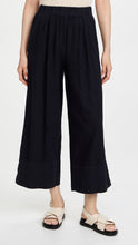 Load image into Gallery viewer, Stateside Linen Wide Leg Pull-On Pant in Black - FINAL SALE