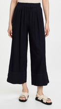 Load image into Gallery viewer, Stateside Linen Wide Leg Pull-On Pant in Black