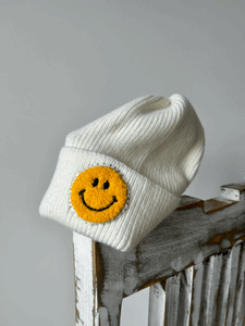 Label Jae Vintage Hand Stitched Chenille Patch Beanie