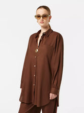 Load image into Gallery viewer, Scotch and Soda Oversized Light Weight Cotton Shirt in Cold Brew