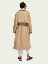 Load image into Gallery viewer, Scotch &amp; Soda Oversized Classic Trench Coat in Sand