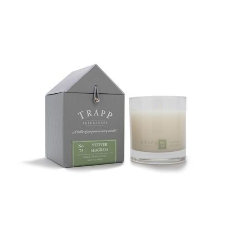 TRAPP 7oz. Poured Candle Vetiver Seagrass