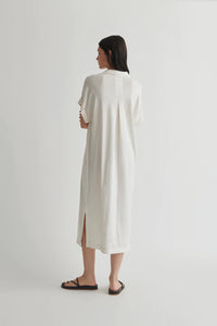 Skin Worldwide Carmella Caftan in Egret - FINAL SALE
