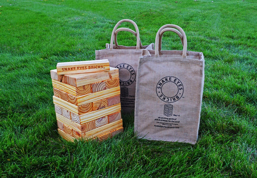 Snake Eyes Bricks - Oversized Wood Brick Game