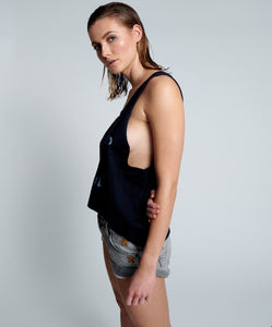 One Teaspoon Music Saved My Soul Destroyed Tank - FINAL SALE