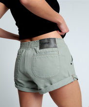 Load image into Gallery viewer, One Teaspoon Faded Khaki Elasticated Boyfriend Shorts - FINAL SALE