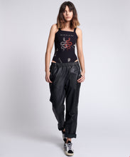 Load image into Gallery viewer, One Teaspoon Leather Shabbies Pant in Black - FINAL SALE