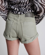 Load image into Gallery viewer, One Teaspoon Faded Khaki Bandits Mid Rise Denim Short - FINAL SALE