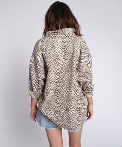 One Teaspoon Zebra Daria Shirt - FINAL SALE