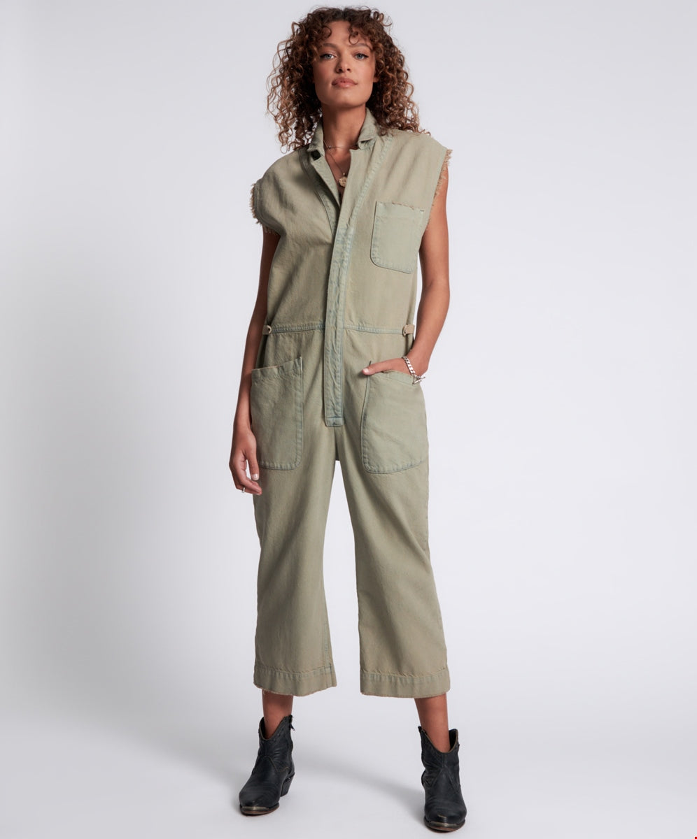 One Teaspoon Khaki Haze Safari Camp Overall - FINAL SALE