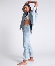 Load image into Gallery viewer, One Teaspoon Lightning Bolt Awesome Baggies High Waist Straight - FINAL SALE