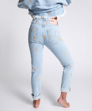 Load image into Gallery viewer, One Teaspoon Lightning Bolt Awesome Baggies High Waist Straight - FINAL SALE