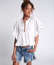 Load image into Gallery viewer, One Teaspoon Adventure Top in White - FINAL SALE