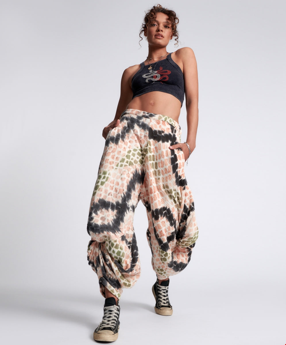 One Teaspoon Boa Gypsy Hand Painted Harem Pant - FINAL SALE