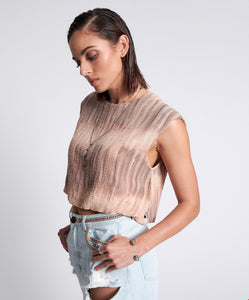 One Teaspoon Hand Dyed Backless Bubble Top - FINAL SALE