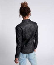 Load image into Gallery viewer, One Teaspoon Marfa Leather Shirt in Black - FINAL SALE