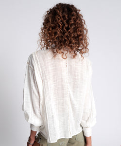 One Teaspoon Artisan Hand Made Top in Ivory - FINAL SALE