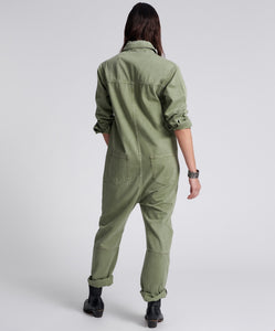One Teaspoon Super Khaki Paradise Utility Jumpsuit