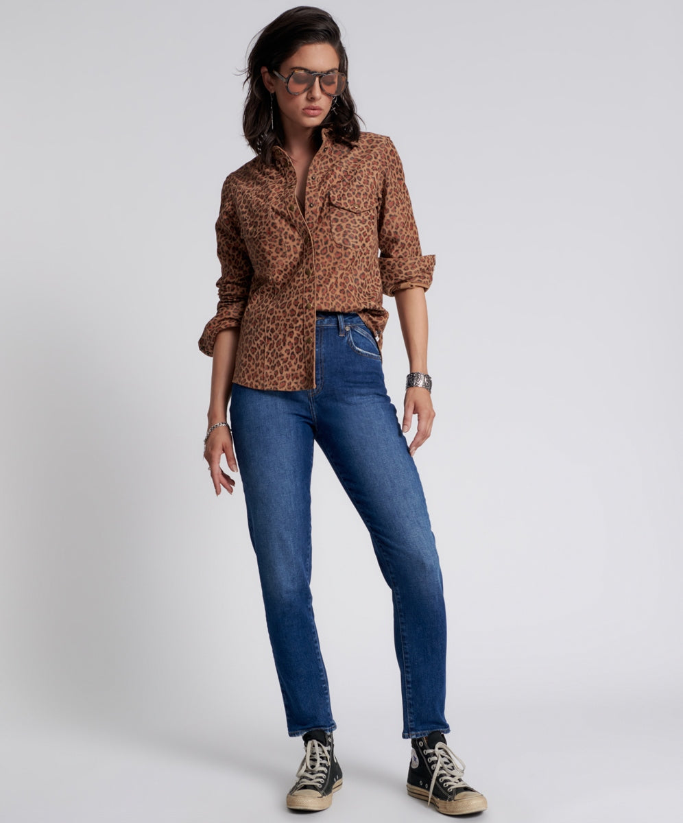One Teaspoon Luxe Power Blue Legend High Waist Mom Jeans FINAL