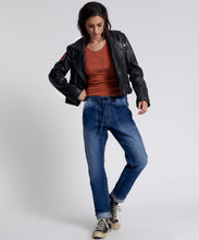 Load image into Gallery viewer, One Teaspoon Luxe Power Blue Shabbies Drawstring Boyfriend Jeans - FINAL SALE
