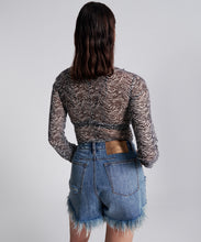 Load image into Gallery viewer, One Teaspoon Interference Ruffle Party L/S Top - FINAL SALE