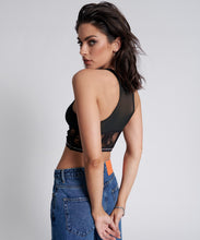 Load image into Gallery viewer, One Teaspoon Lulu Mesh and Lace Tank in Black - FINAL SALE