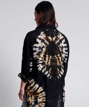 Load image into Gallery viewer, One Teaspoon Hand Printed Storm Flower Longline Shirt - FINAL SALE