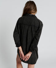 Load image into Gallery viewer, One Teaspoon Blackout Tuxedo Shirt Dress in Black Acid