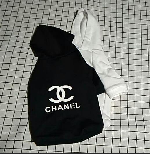 chanel hoodie black
