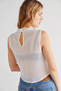 Free People Tea Party Top in Ivory