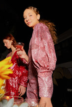 Load image into Gallery viewer, Farm Rio Hearts Sequin Mini Dress