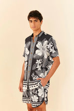 Load image into Gallery viewer, Farm Rio Black Macaw Elegance Unisex Shirt - FINAL SALE