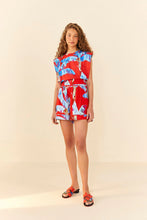 Load image into Gallery viewer, Farm Rio Red Sweet Jungle Organic Cotton Shorts - FINAL SALE