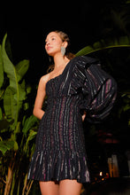 Load image into Gallery viewer, Farm Rio Lurex Stripe Mini Dress - FINAL SALE
