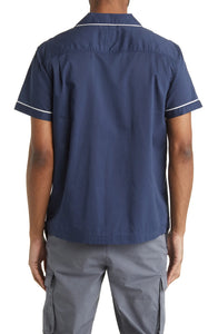 Rails Mens Osbourne Camp Shirt in Binaural Blue - FINAL SALE