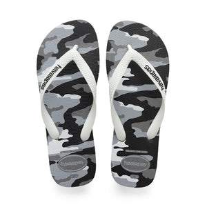 Havaianas Top Camo Sandal in Grey Steel/White