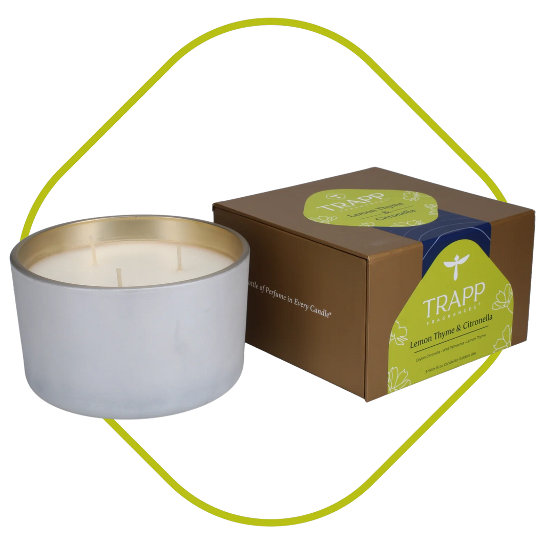 Trapp 16oz. 3-Wick Poured Candle in Citronella