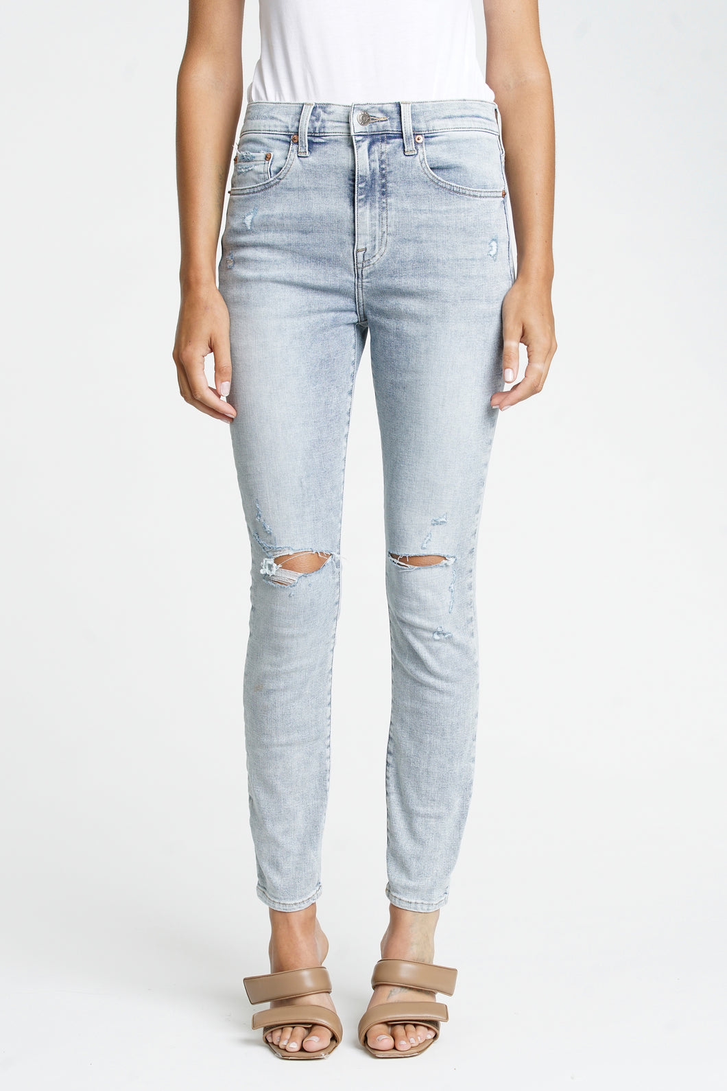 Pistola Audrey Mid Rise Skinny in Lush - FINAL SALE
